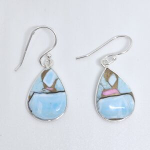 Cotton Candy Turquoise dangles