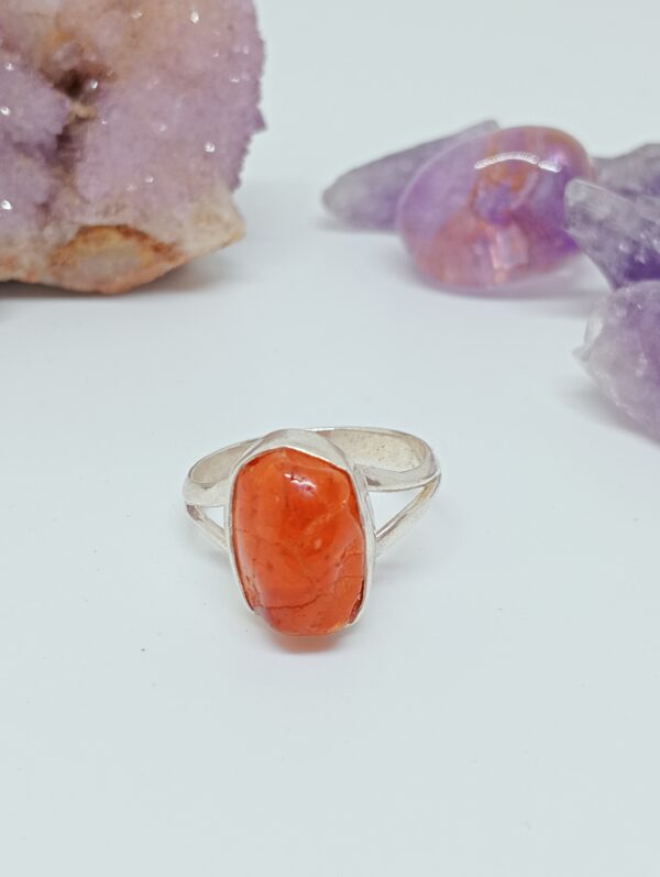 Carnelian Ring size 8.5 US
